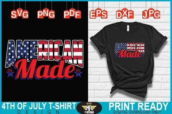 American Made July 4th Patriotism Design