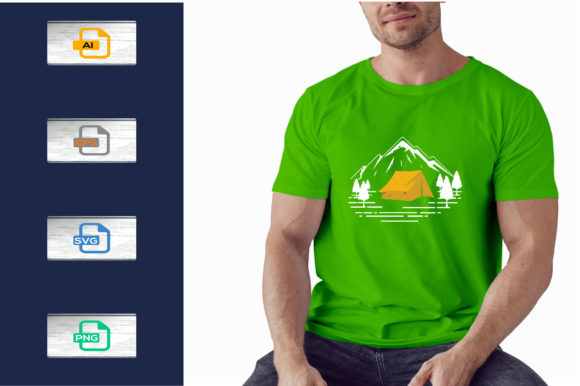 Camping T-Shirt Design: Camp Templates for Adventure Branding