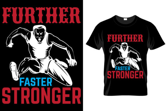 Dynamic Track and Field T-Shirt Design SVG