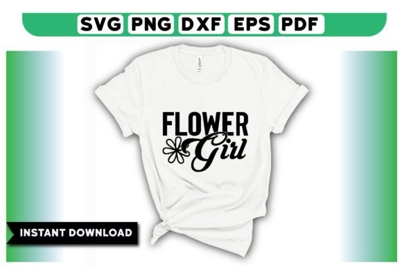 Elevate Your Merchandise with a Professional Flower Girl T-Shirt Design