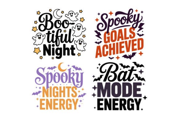 Halloween T-Shirt Design Set: Your Creative Toolkit