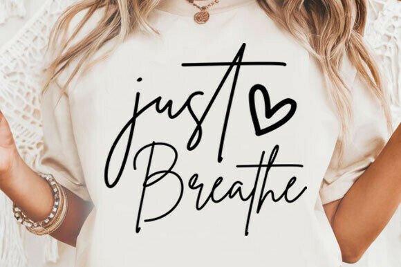 Just Breathe Sleeve Design SVG: Elevate Your Creative Projects