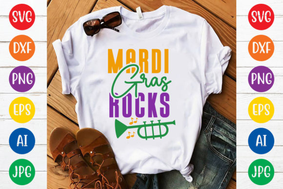 Mardi Gras Rocks Svg Design: Elevate Your Festive Creations