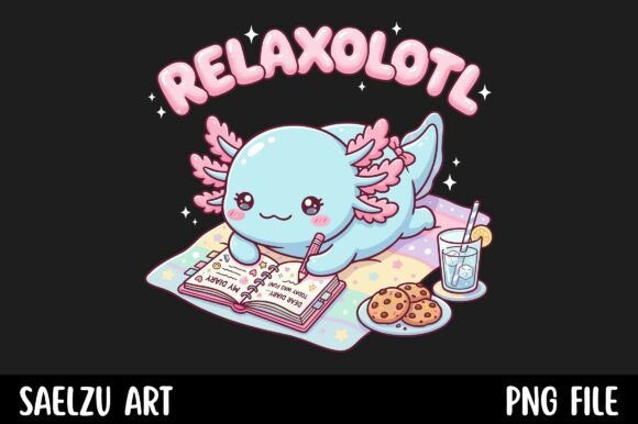 Relaxolotl: A Kawaii Design for Cozy Branding