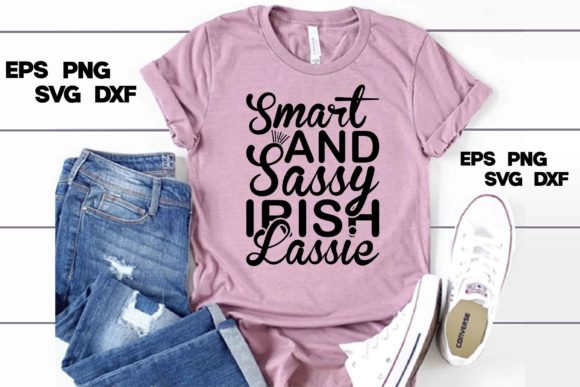 Sassy Svg Design: Smart & Sassy Irish Lassie for Your Projects