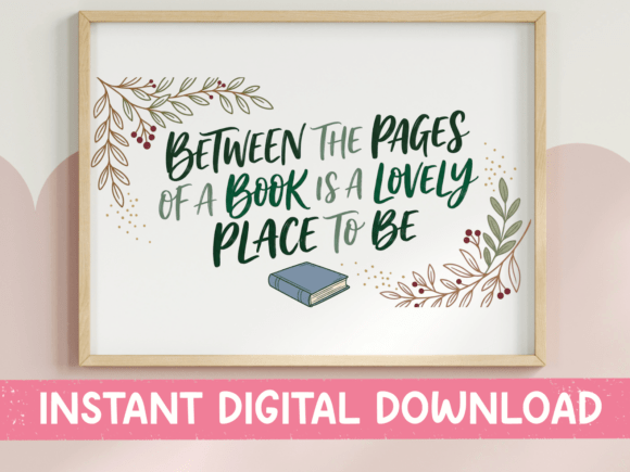 The Allure of the Between the Pages of a Book Quote Design